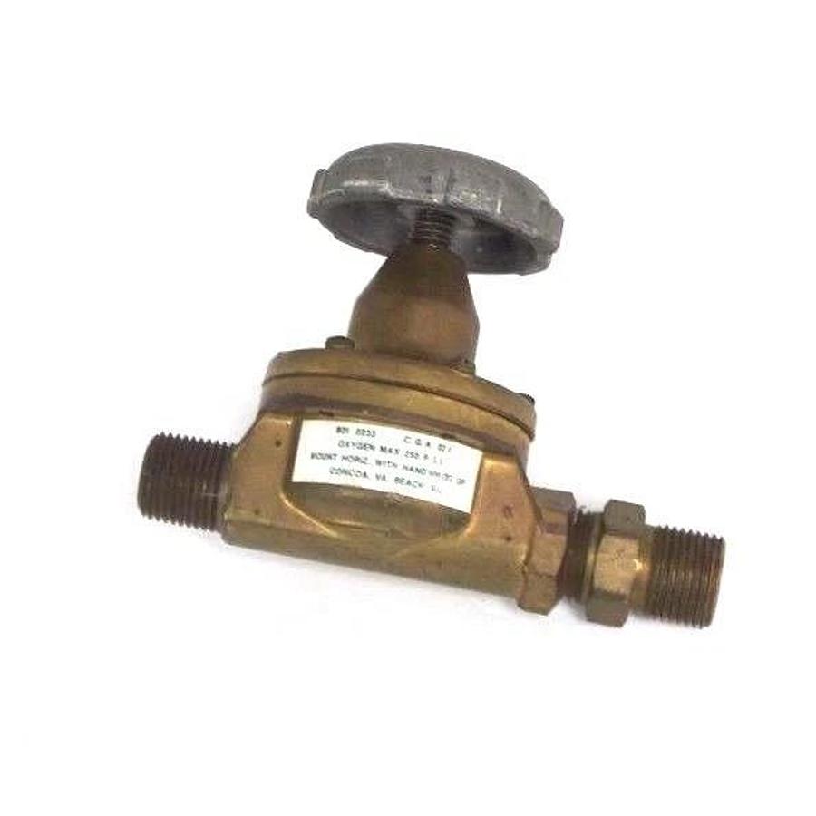 Used AIRCO 801 0233 AIR REDUCTION VALVE 250 P.S.I WITH HANDWHEEL 801-0233