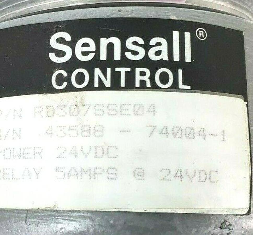 Used ROSEMOUNT SENSALL CONTROL RD307SSE04 INTERFACE LEVEL SWITCH 24VDC