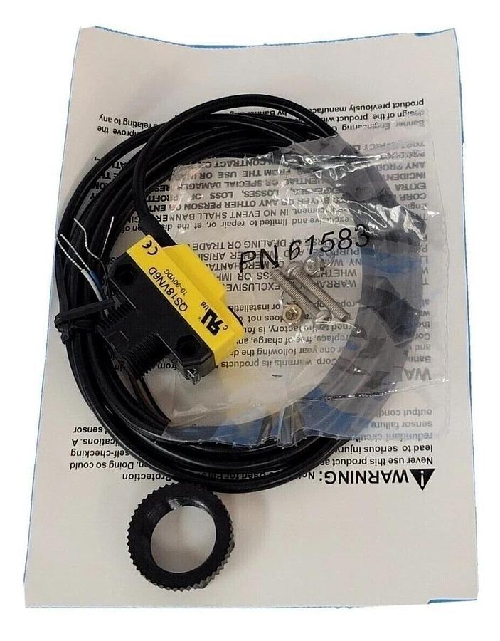 Used NEW BANNER QS18VN6D WORLD-BEAM QS18 SERIES SENSOR 61651