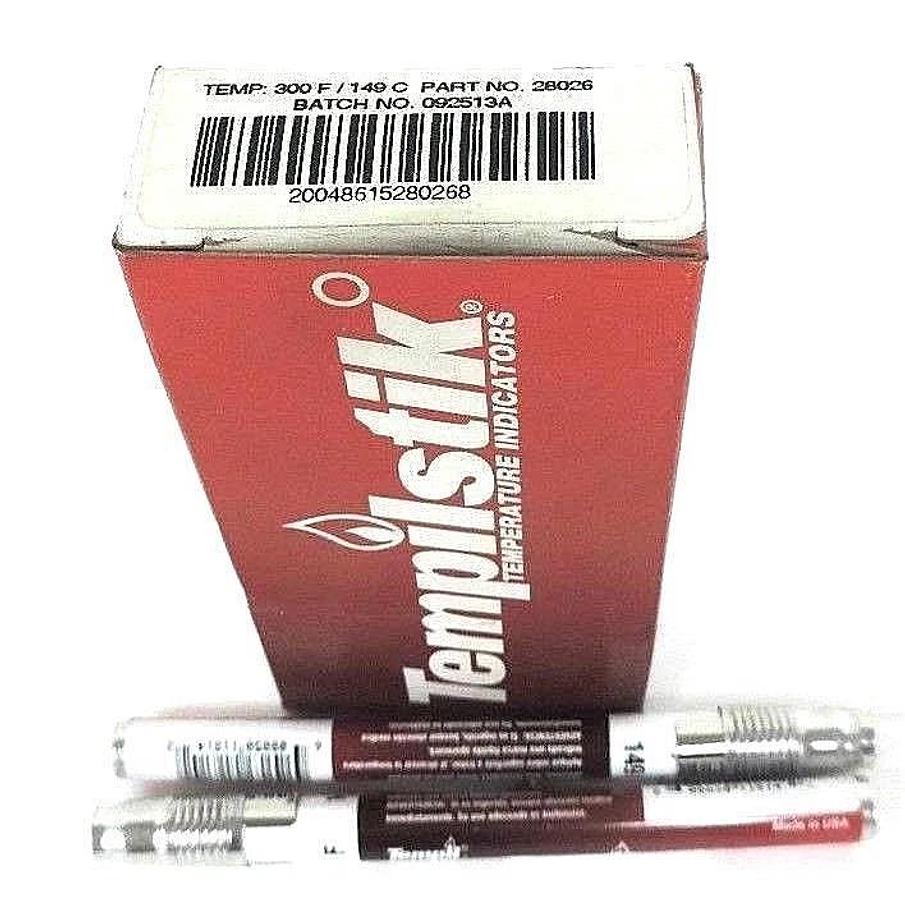 Used BOX OF 2 TEMPIL INC. 28026 TEMPILSTIK TEMPERATURE INDICATORS 300°F / 149°C