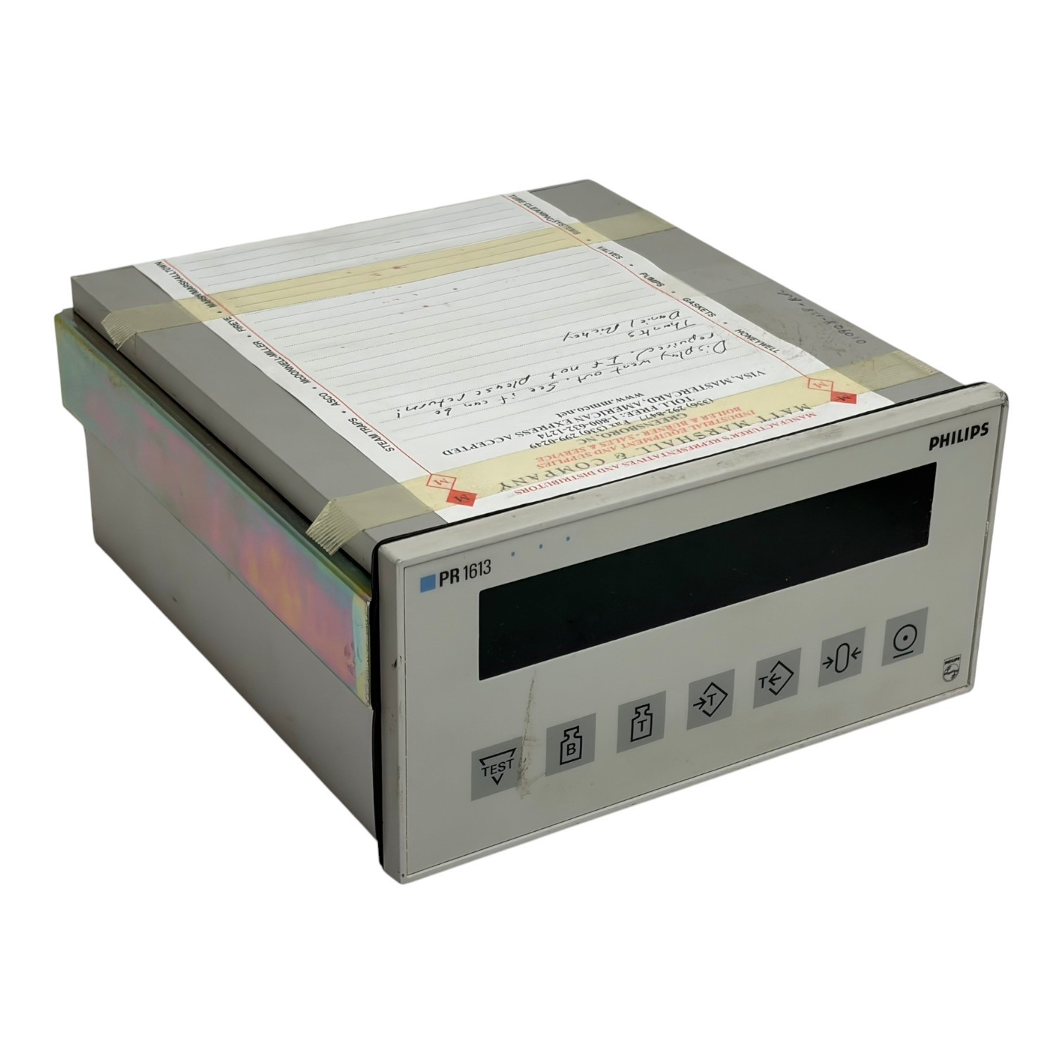Used Philips PR1613/00 PR1613 Digital Weight Indicator Process Controller As Is Parts