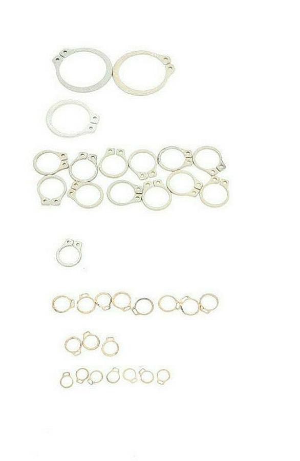Used LOT OF 4 NEW WESTINGHOUSE AL-33430Y 8/7 RETAINING RING ASST KITS (INCOMPLETE)