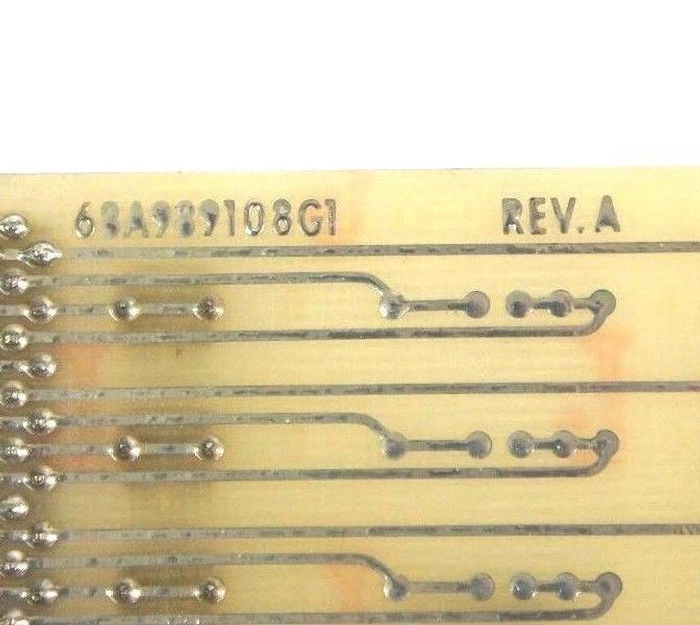 Used GENERAL ELECTRIC IC3600SCBA1A COMPONENT CARD 68A989108G1 REV A