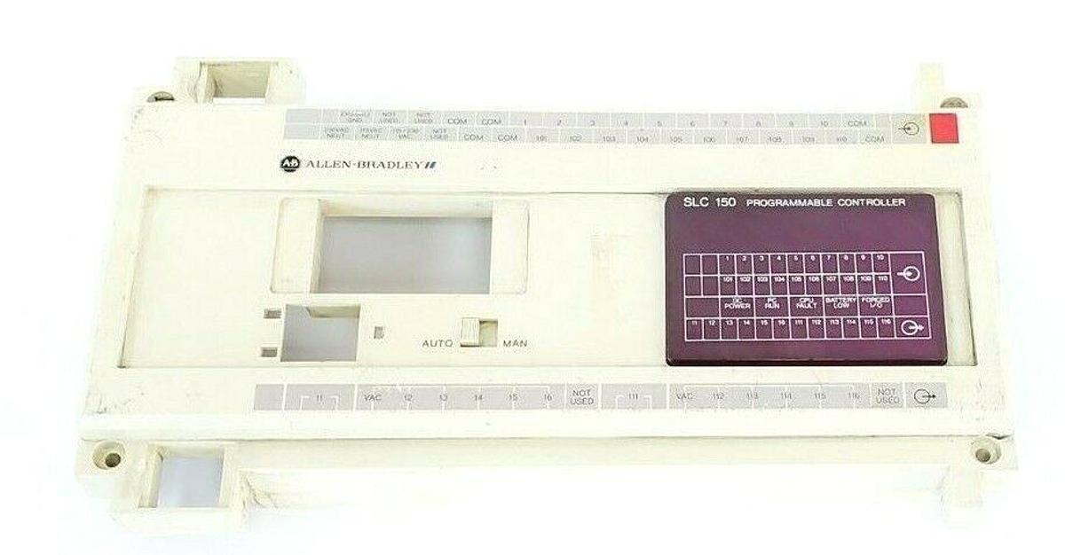 Used ALLEN BRADLEY SLC 150 PROGRAMMABLE CONTROLLER COVER (COVER ONLY)