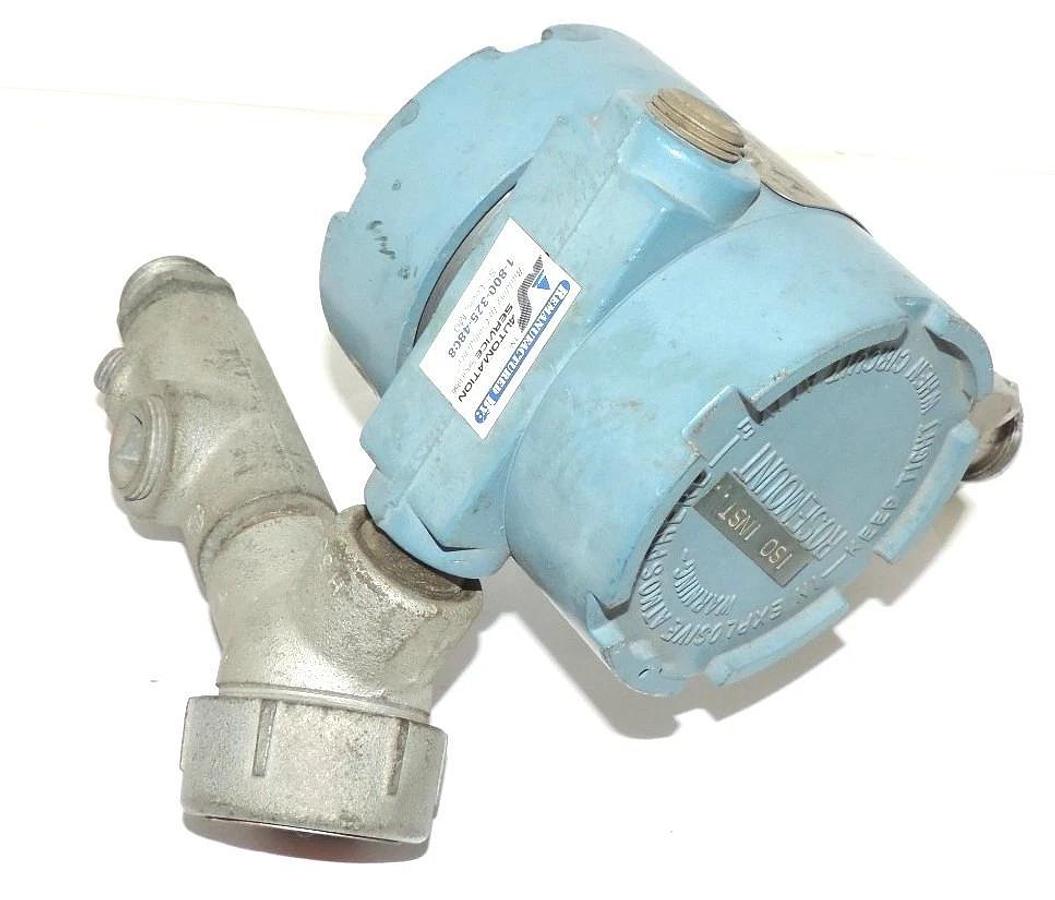Used ROSEMOUNT I144G0120A22 CONTROL TRANSMITTER W/ CROUSE-HINDS LBY235 CONDUIT ELBOW