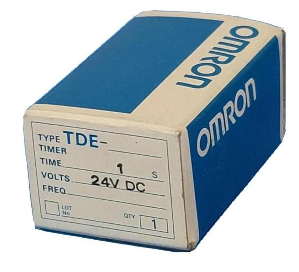 Used NIB OMRON TDE TIMER 1S 24VDC, TDE-24VDC-1S