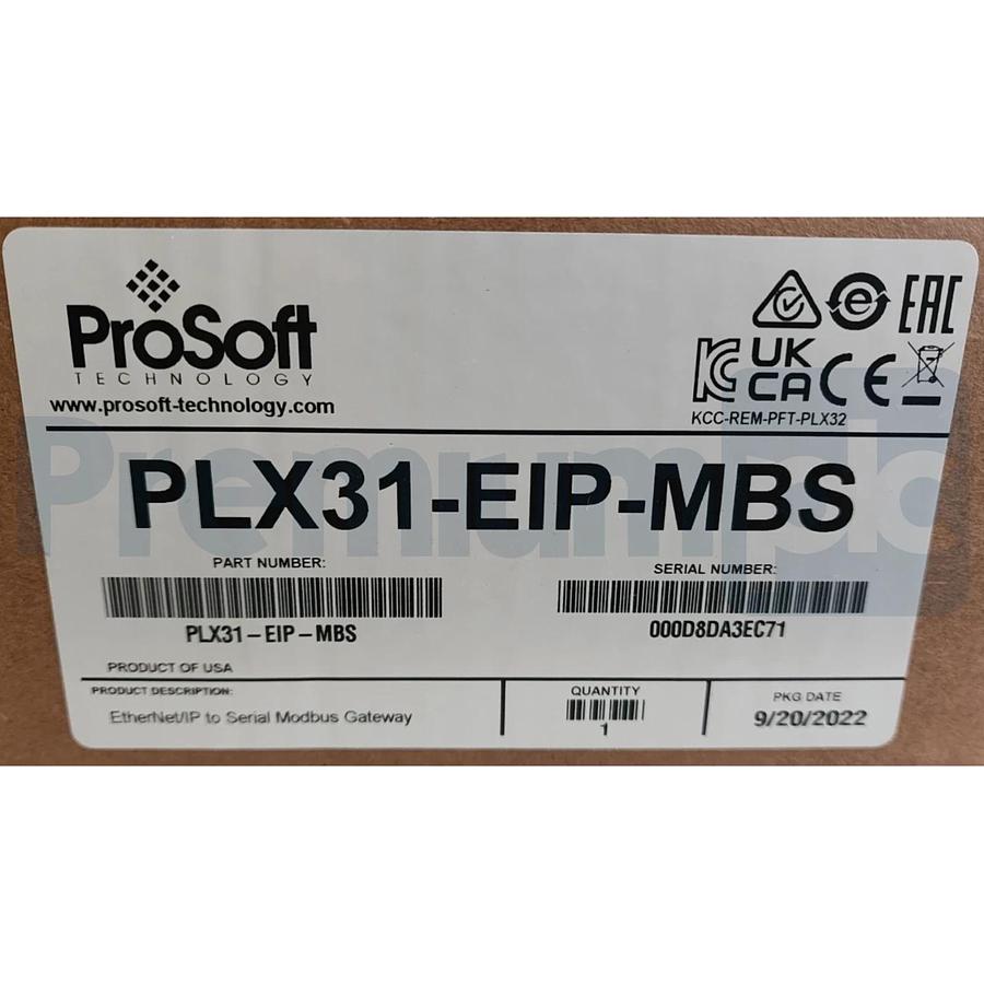 Used ProSoft PLX31-EIP-MBS EtherNet/IP to Serial Modbus Communication Gateway NSFS