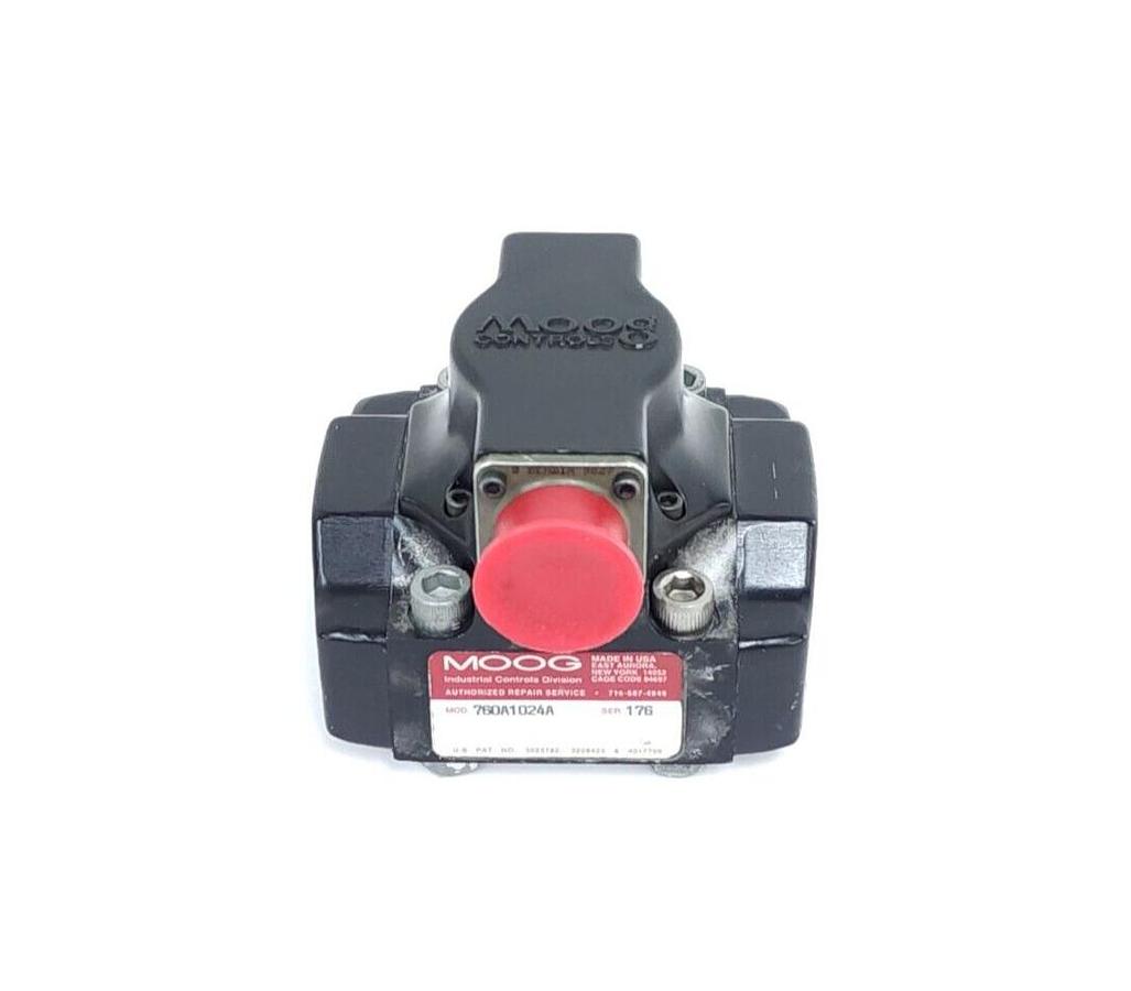 Used REPAIRED MOOG 760A1024A SERVO VALVE M3741024 760 SERIES
