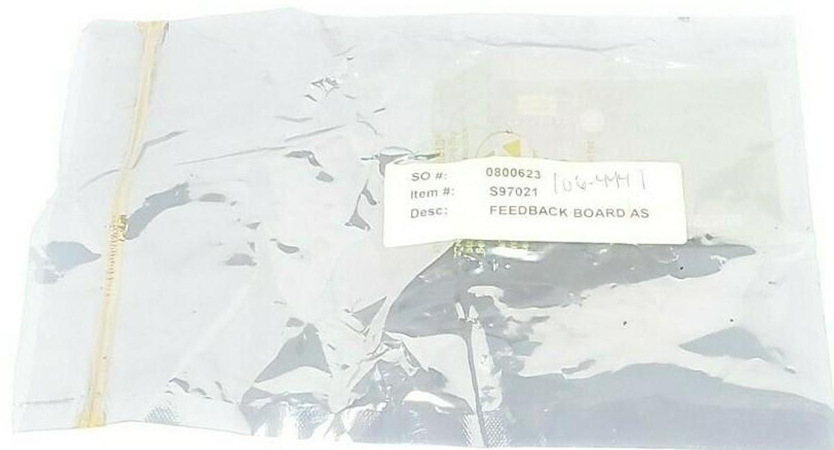 Used NEW KOSO AMERICA INC. S97021 FEEDBACK BOARD I/O REV. C P/N: D97020 REV. 0