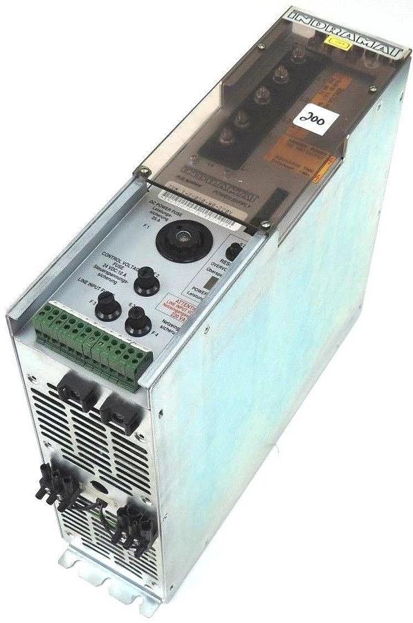 Used INDRAMAT TVM1.2-050-W0-220V SERVO POWER SUPPLY, 220VAC, TVM 1-2-050-W0-220V, 1.2