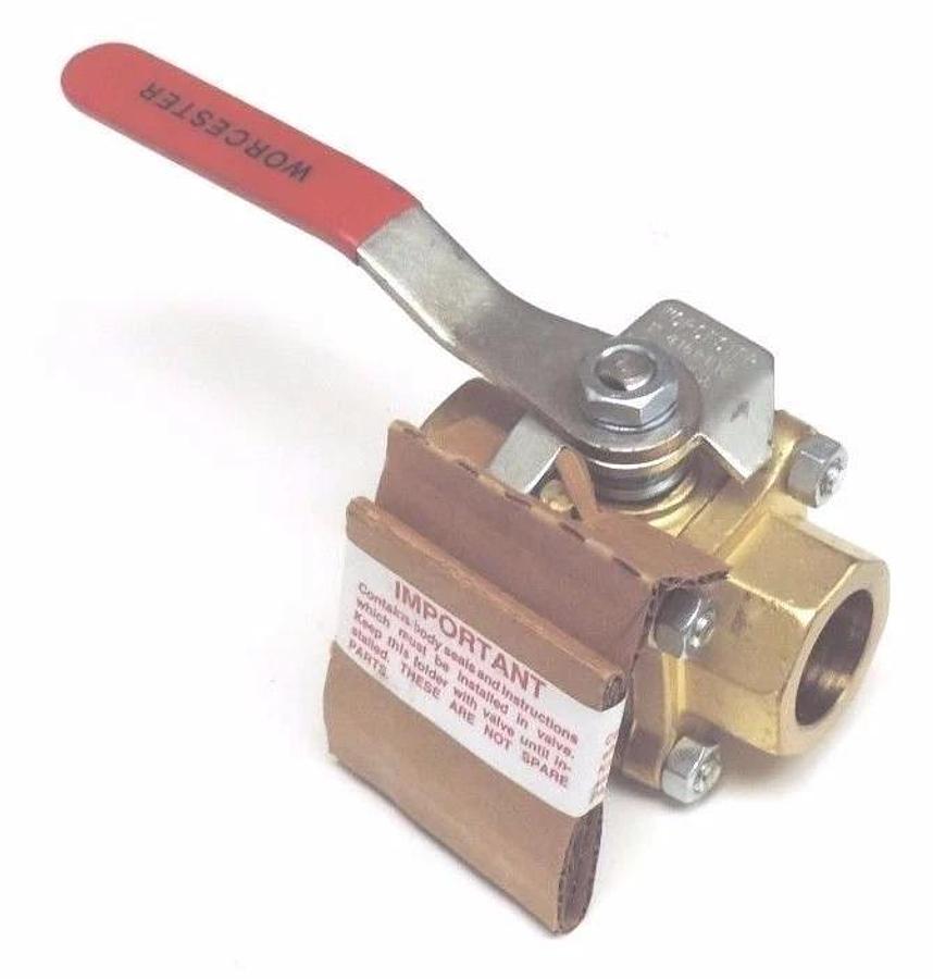 NEW WORCESTER 416TSW BALL VALVE 1/2" R16CWP1000