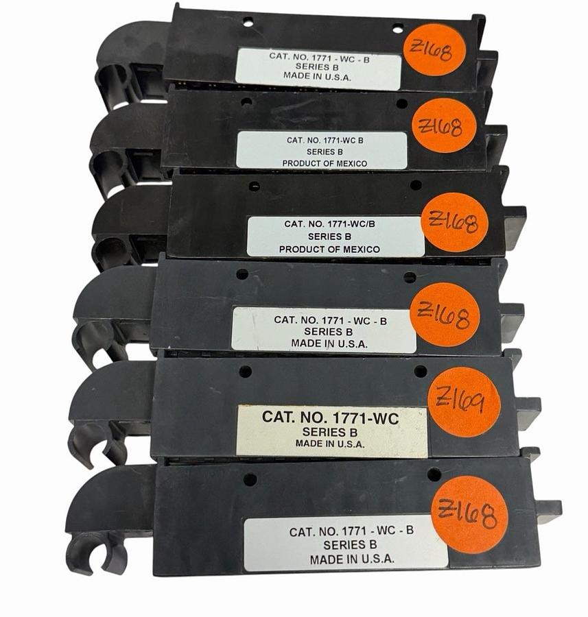 Used LOT OF 6 ALLEN BRADLEY 1771-WC SER. B FIELD WIRING SWING ARMS 1771WC