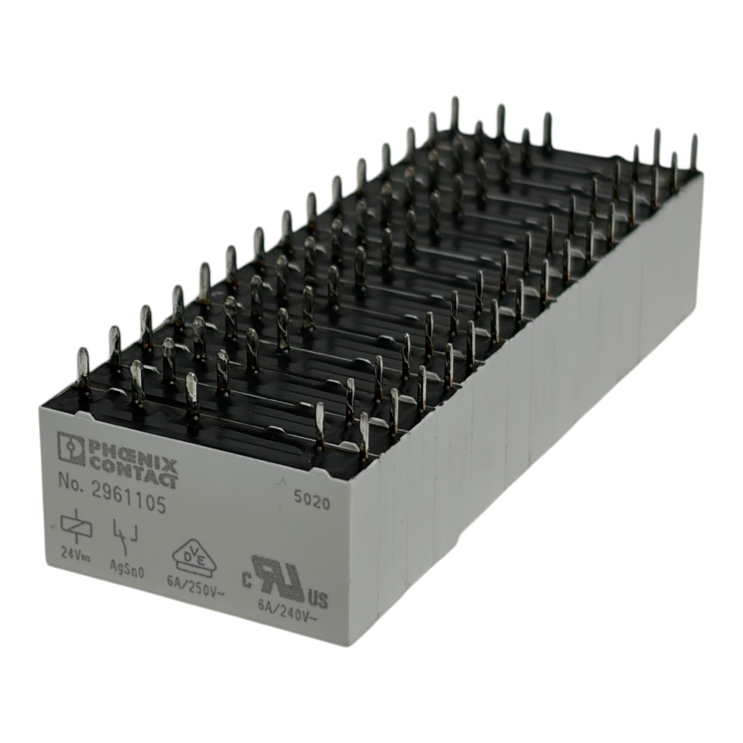 Used New Phoenix Contact 2961105 REL-MR-24DC/21 24VDC 6A Slim Power Relay Lot of 15