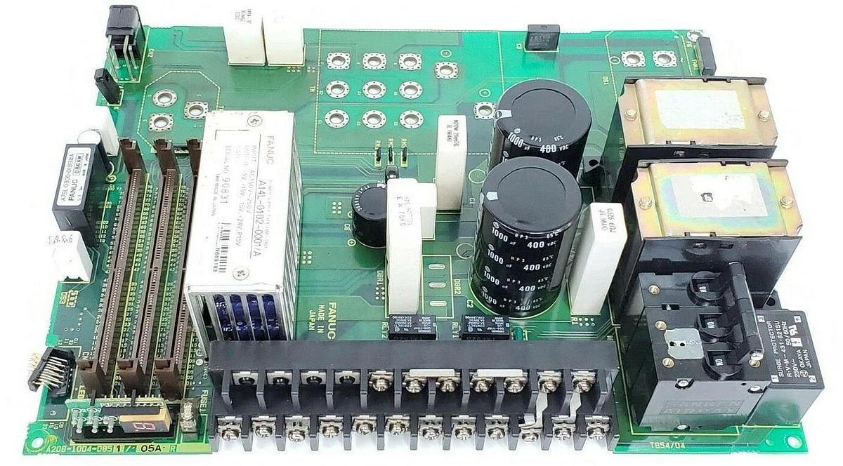 Used FANUC A20B-1004-0851/05A SERVO BOARD A20B-1004-0851, A14L-0102-0001/A