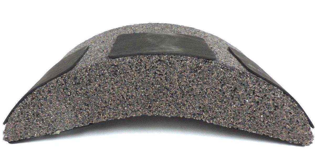 BOX OF 4 NEW NORTON 11-1/4" X 2-1/8" X 6" GRINDING SEGMENTS 32TA30-3G13VSP, 332