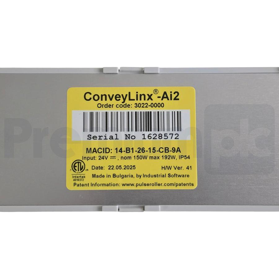 Used Pulseroller ConveyLinx-Ai2 Ethernet Dual-Zone Roller Speed Control 3022-0000 NEW