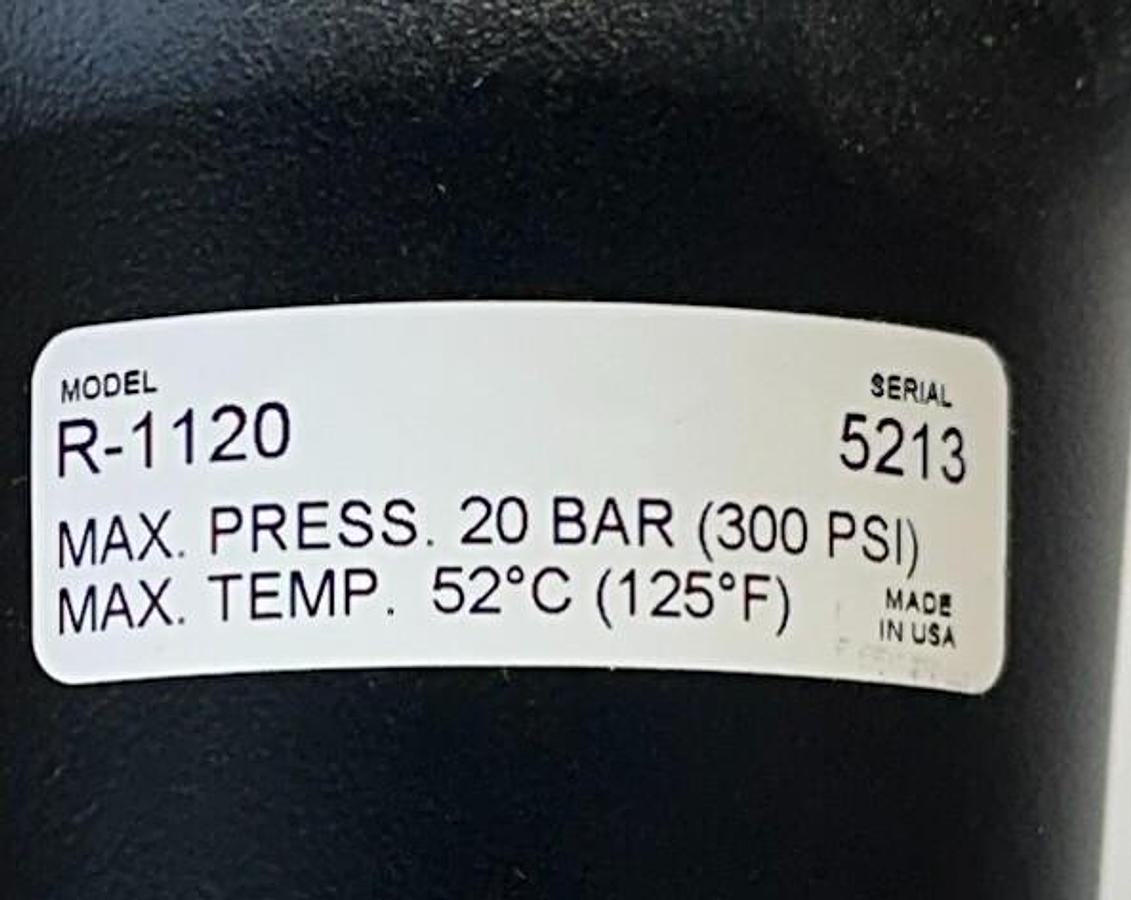 Used COILHOSE PNEUMATICS R-1120 / R1120 "R" SERIES REGULATOR 1-1/2'' 300PSI NSMP