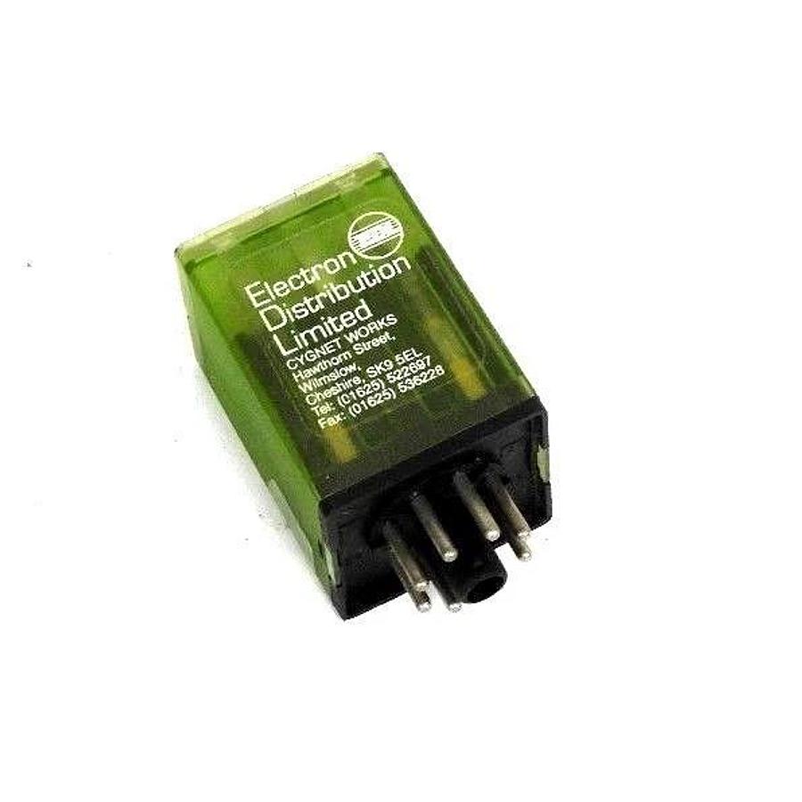 Used ELECTRON DISTRIBUTION LIMITED C21D1 DC CUBE RELAY C21D1/DC24V