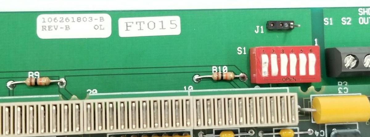 Used BOSTON FINCOR 106275201-C REV. C GENI / PULSE TACH  106261803-B 44A731604