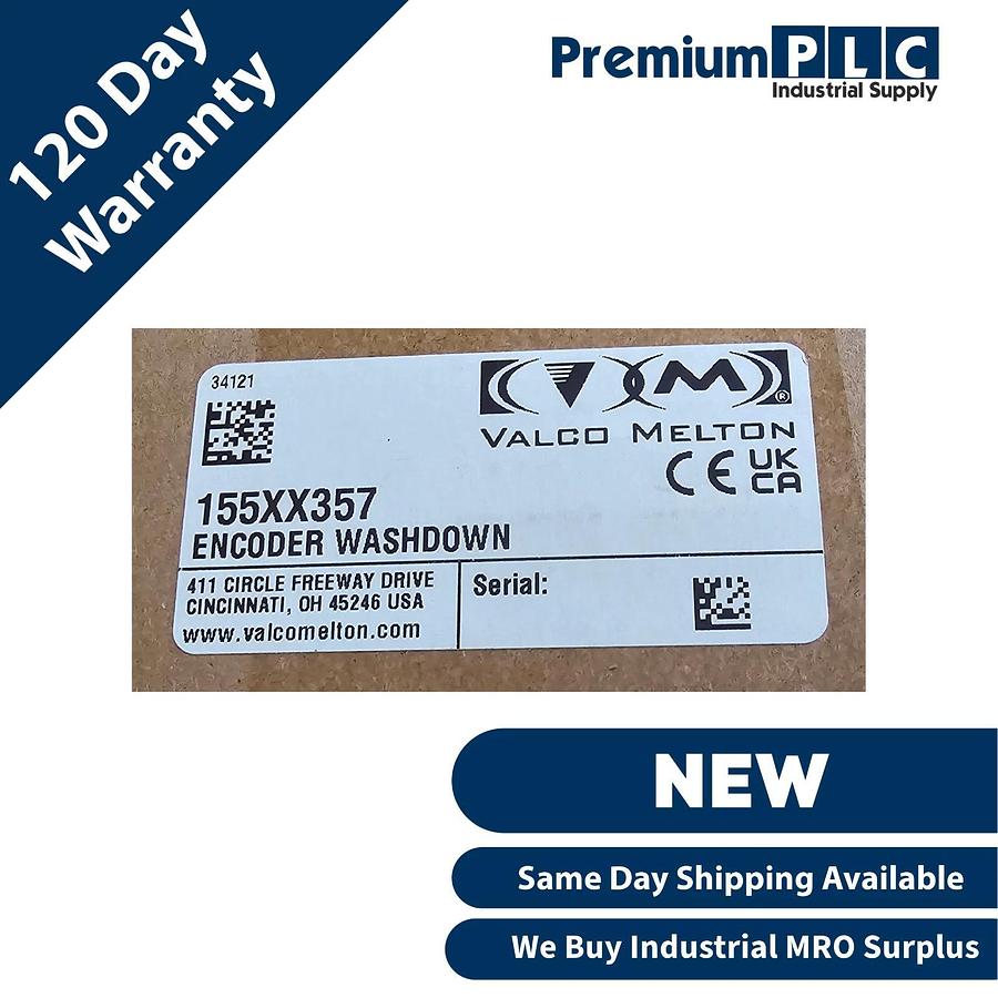 NEW VALCO MELTON / ACCU-CODER 155XX357 ENCODER 802S-20-S-1000-R-HV-1-F-5-SK-CE