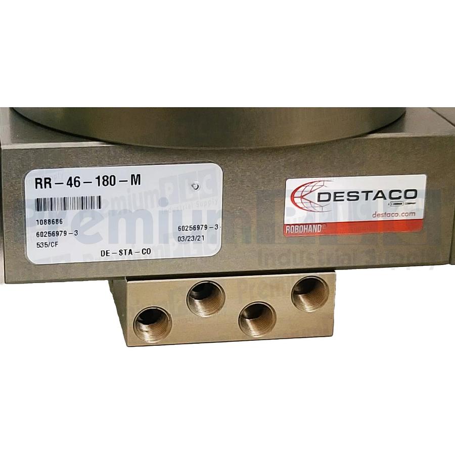 Used NEW DESTACO ROBOHAND RR-46-180-M MEDIUM DUTY FLANGE OUTPUT ROTARY ACTUATOR NSNP