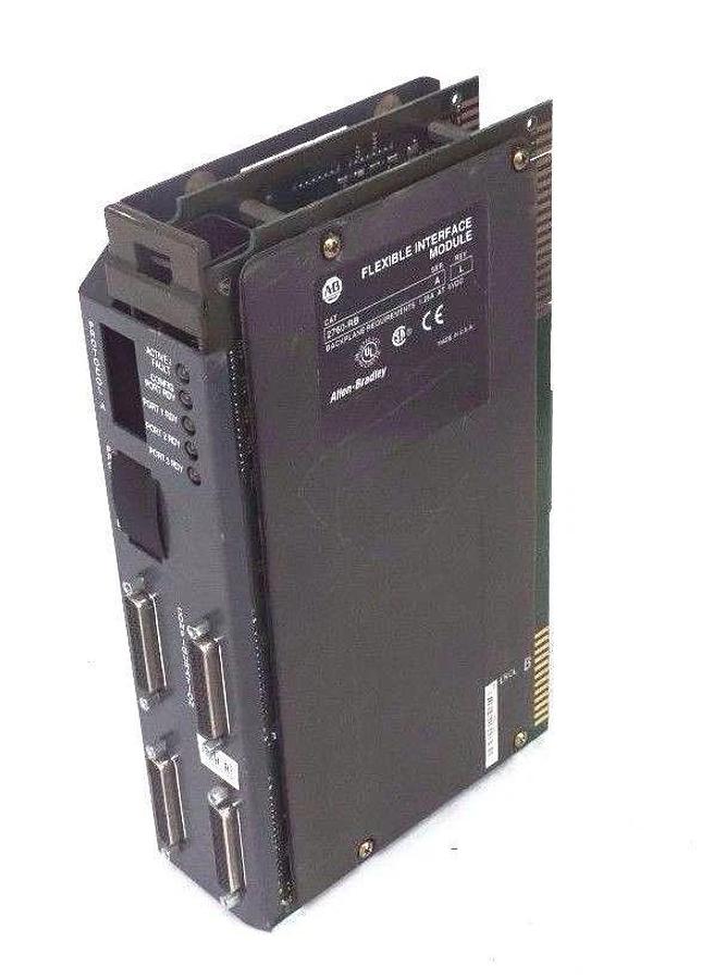 Used ALLEN BRADLEY 2760-RB FLEXIBLE INTERFACE MODULE SER A REV L 2760RB