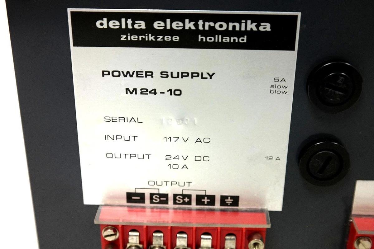 Refurbished REPAIRED DELTA ELEKTRONIKA M24-10 POWER SUPPLY 117VAC 24VDC 10A M2410