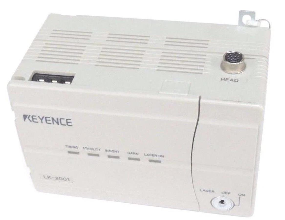 Used KEYENCE LK-2001 CONTROLLER LASER DISPLACEMENT HI PRECISION 24VDC, LK2001