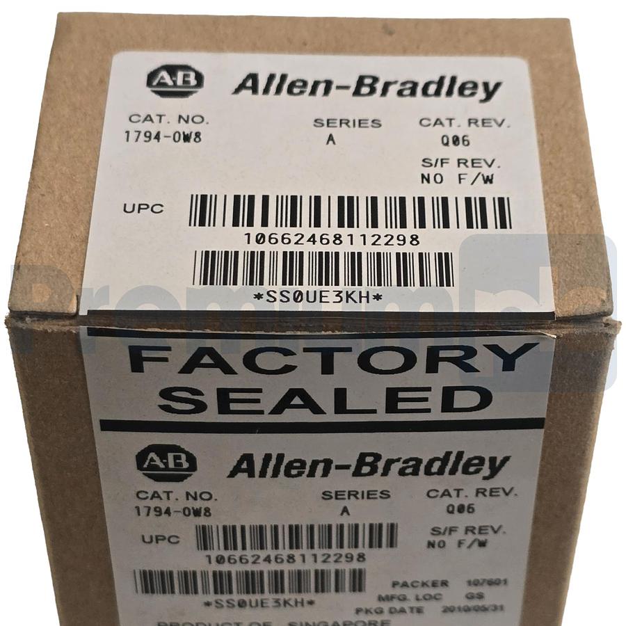 Used Allen-Bradley 1794-OW8 /A FLEX I/O 8-Point Relay Output Module 1794OW8 NSMP