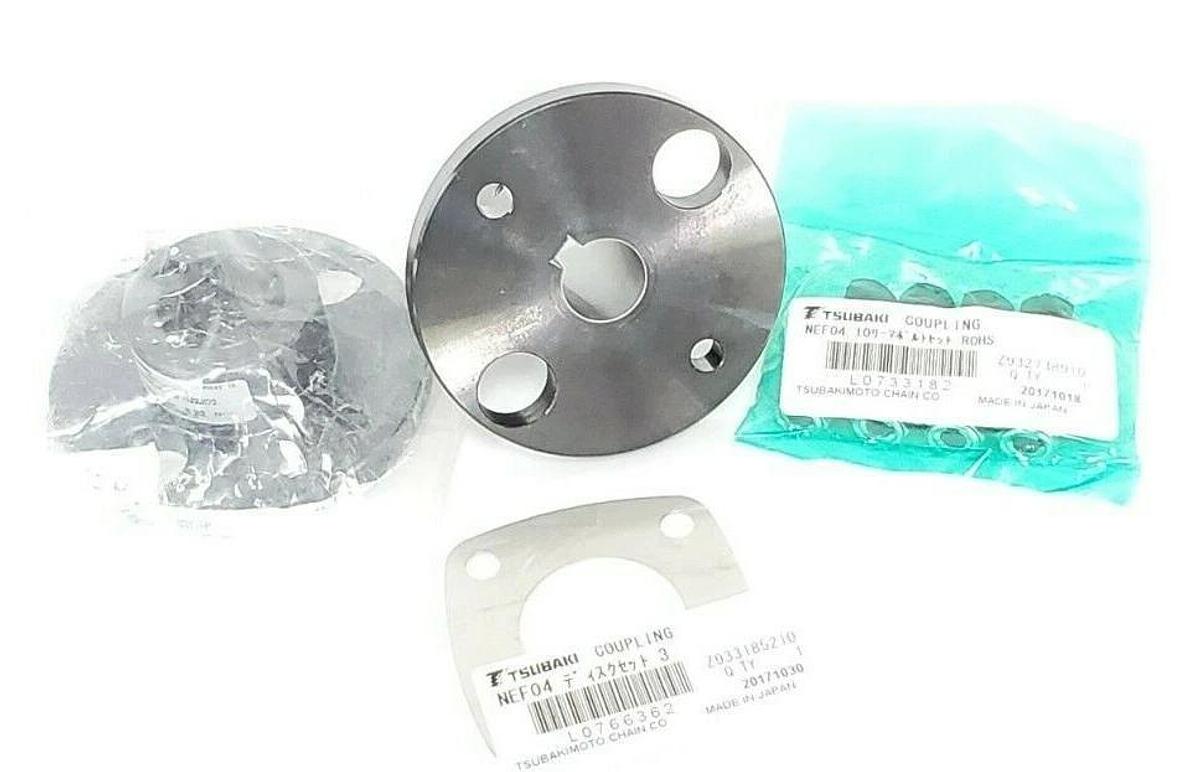 NEW TSUBAKI NEF04-HUBL-H15JD2 / NEF04-HUBN-H22JD2 DISC COUPLINGS NEF04 NEF04.10