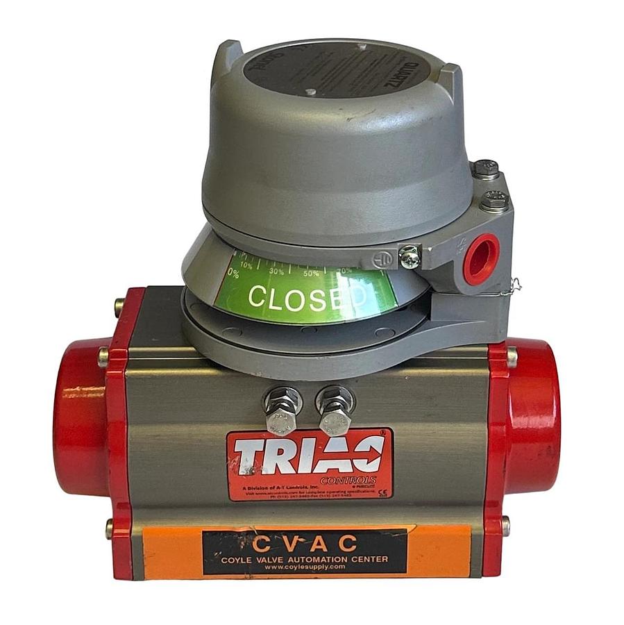 NEW TRIAC CONTROLS 2R80SR6LT SPRING RETURN ACTUATOR W/ StoneL QX2VE02SGA SWITCH