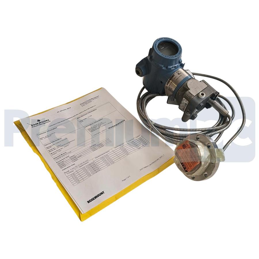 Used Rosemount 3051C Coplanar Pressure Transmitter 3051CG2A22A1AS1M5B4E5Q4 +1199 Seal