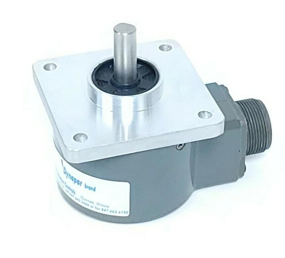 Used DAHNER CONTROLS HA62510000631 INCREMENTAL ENCODER 3/8 IN SFT, FLNG MT, 5-26V