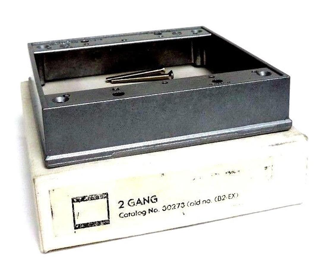 NIB 2 GANG 30273 OUTLET BOX EXTENTION OLD # B2-EX
