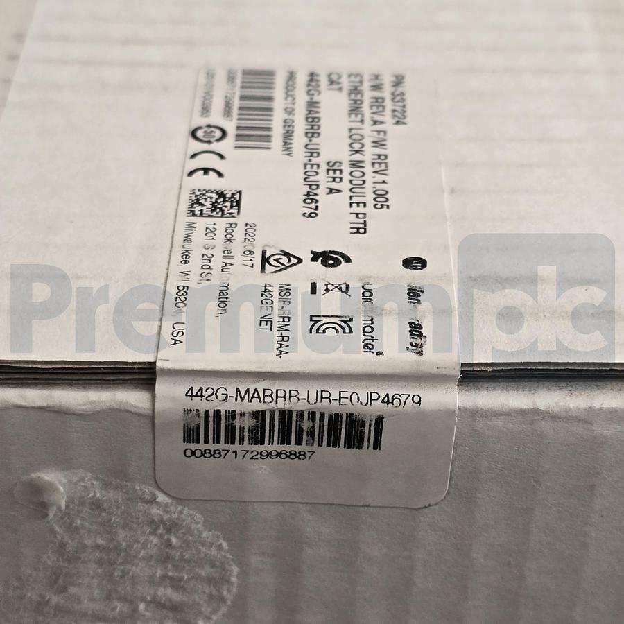 Used Sealed Allen Bradley 442G-MABRB-UR-E0JP4679 /A Guardmaster Ethernet Lock Module
