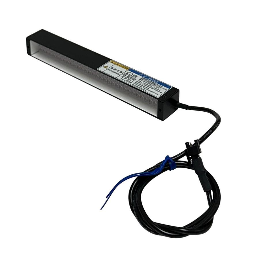 Used KEYENCE CA-DBB13 / CADBB13 OEM BLUE BAR LIGHT 132mm NO PLATE 24VDC 7.3W NSMP