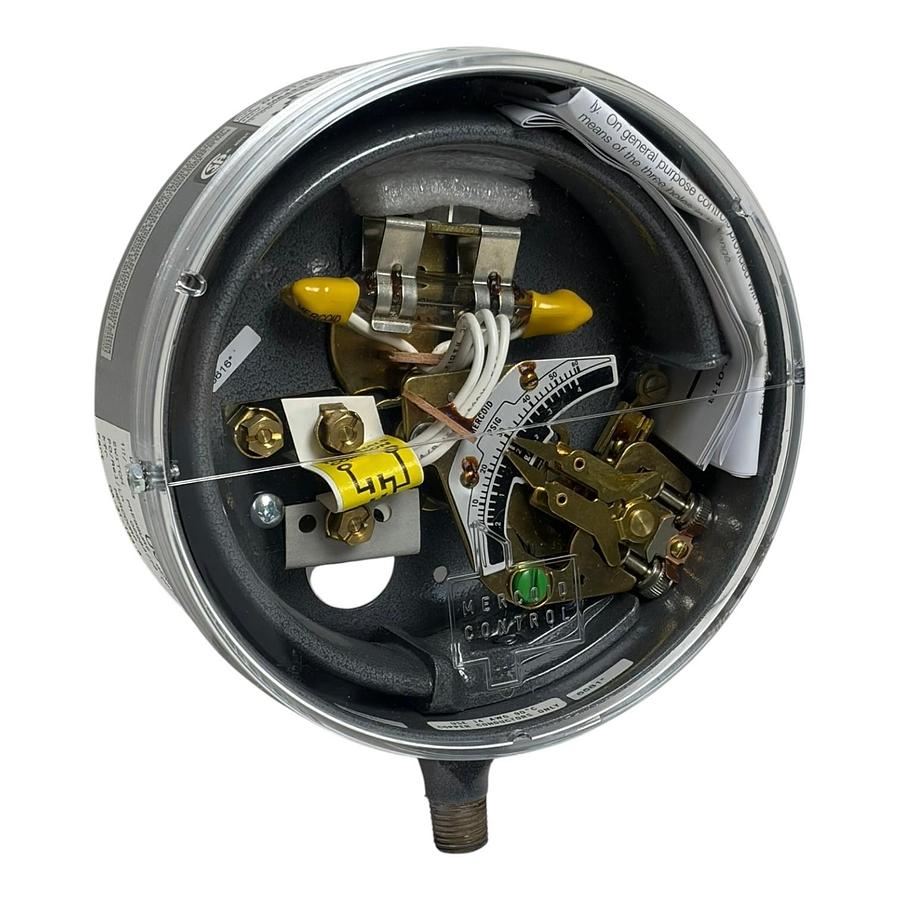 Used Mercoid DA-31-153-5 Bourdon Tube Pressure Switch 0-60 PSIG New Surplus