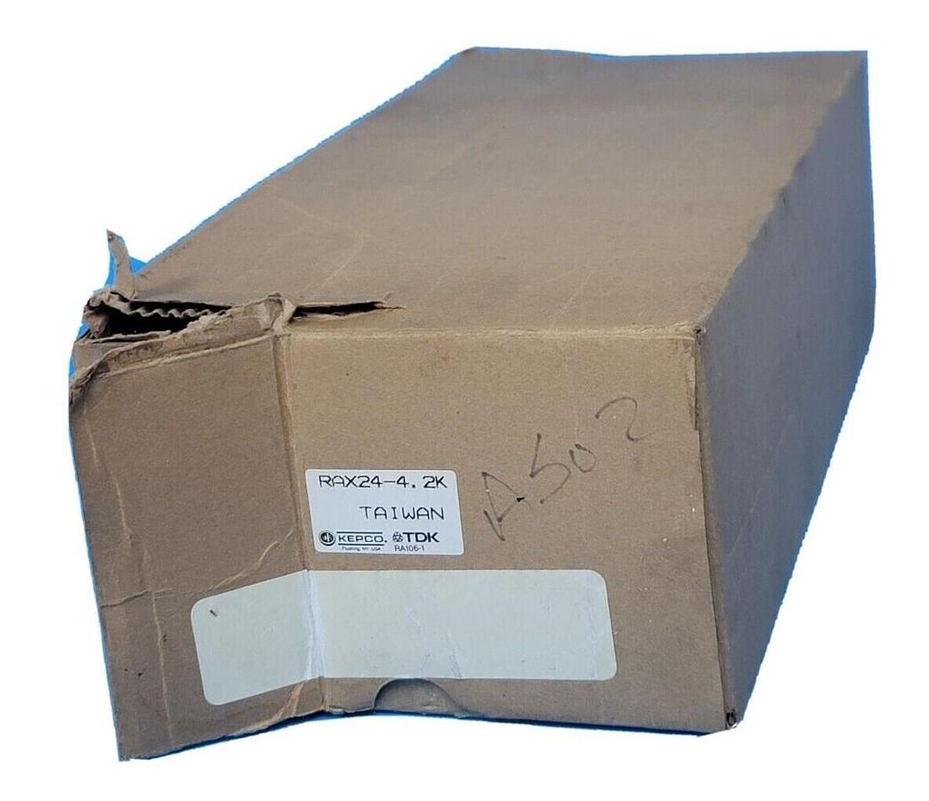 Used NIB TDK KEPCO RAX24-4.2K POWER SUPPLY 120/220-240VAC 50-60HZ 1.3A INPUT