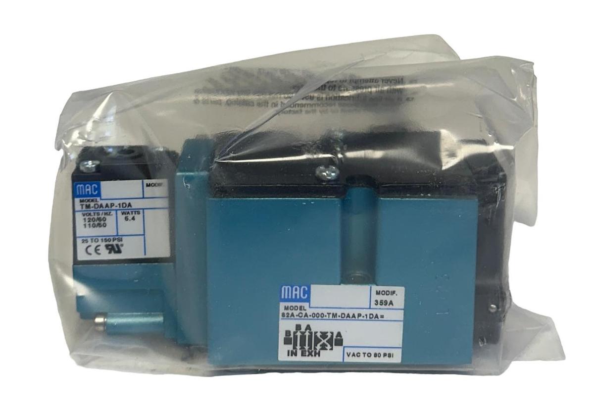 Used MAC 82A-CA-000-TM-DAAP-1DA / 82ACA000TMDAAP1DA SOLENOID VALVE 82 SERIES NSMP
