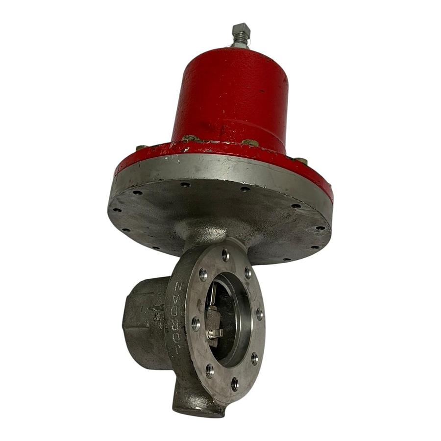 Used Jordan Valve 1-1/2" Model 60 Sliding Gate Pressure Regulator Valve 316SS New