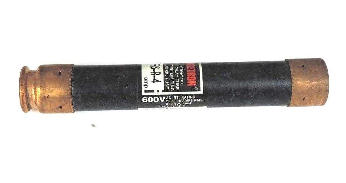 Used LOT OF 14 BUSSMANN FRS-R-4 DUAL ELEMENT TIME DELAY CLASS RK5 FUSES FRSR4