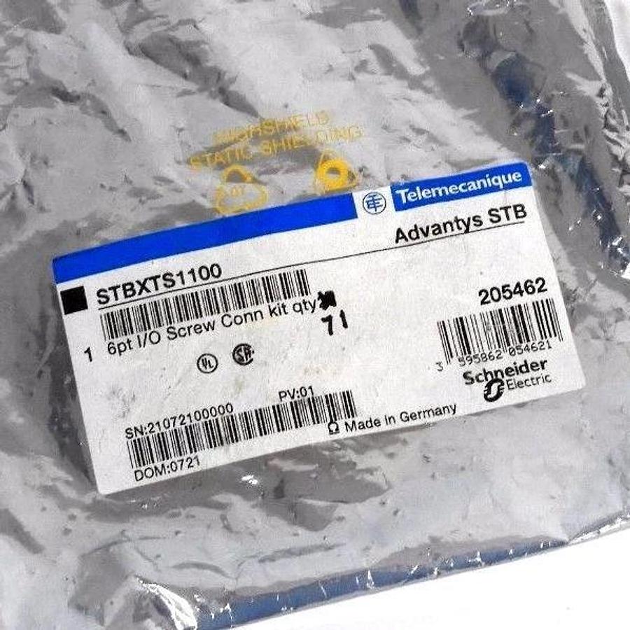 LOT OF 71 NEW TELEMECANIQUE STBXTS1100 6PT I/O SCREW CONNECTORS