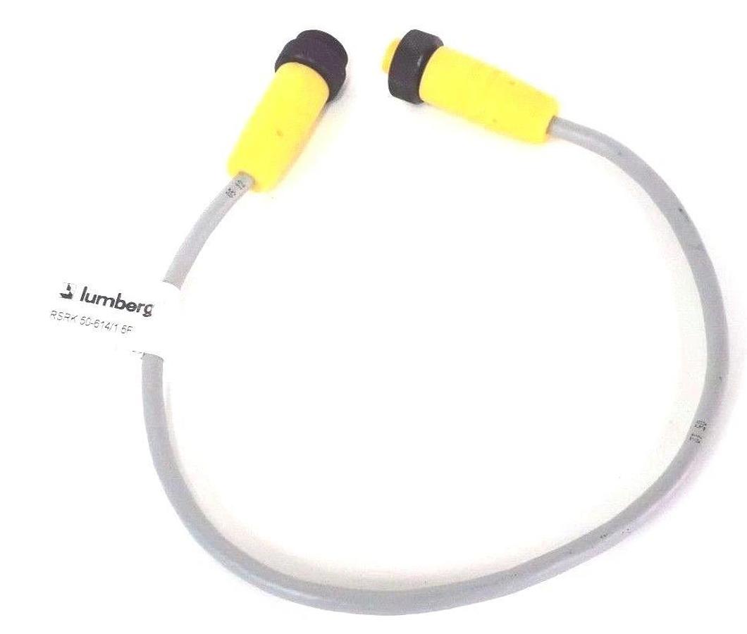 NEW LUMBERG RSRK 50-614/1.5F CABLE ASSEMBLY RSRK5061415F