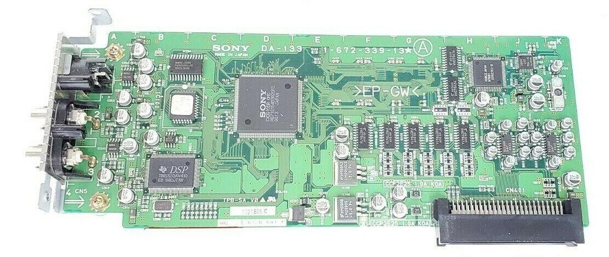 Used SONY DA-133 1-672-339-13 DIGITAL SURVEILLANCE S VIDEO OUTPUT BOARD A-8320-893-A