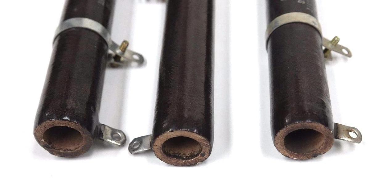 Used LOT OF 3 OHMITE DIVIDHOM 210-175P-46 NO. 1159 RESISTOR OHMS 50 175WATT 210175P46