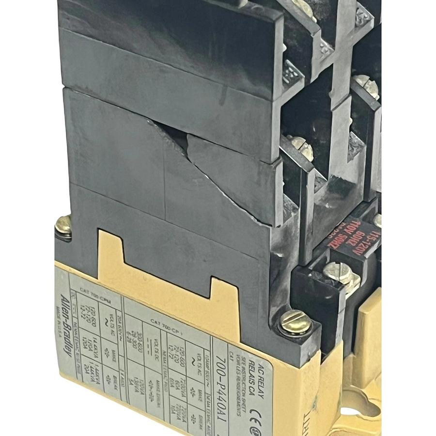 Used Lot of 2 Allen-Bradley 700-P440A1 AC Relay Bulletin 700 Type P 110/120V