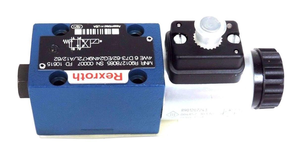 Used NEW REXROTH 4WE 6 D73-62/EG24N9K72L/A12/62 HYDRAULIC VALVE R901278085