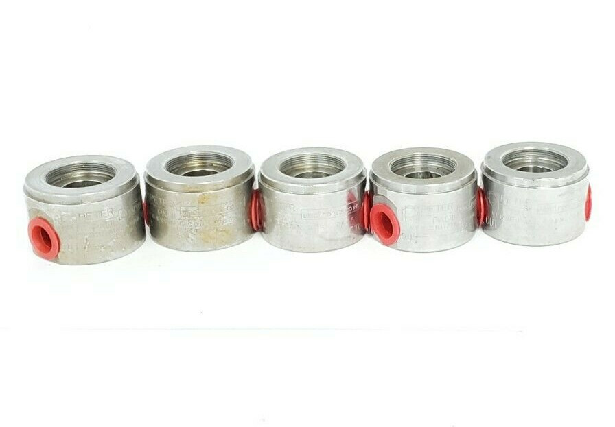 Used LOT OF 5 PETER PAUL SOLENOID VALVE BASES