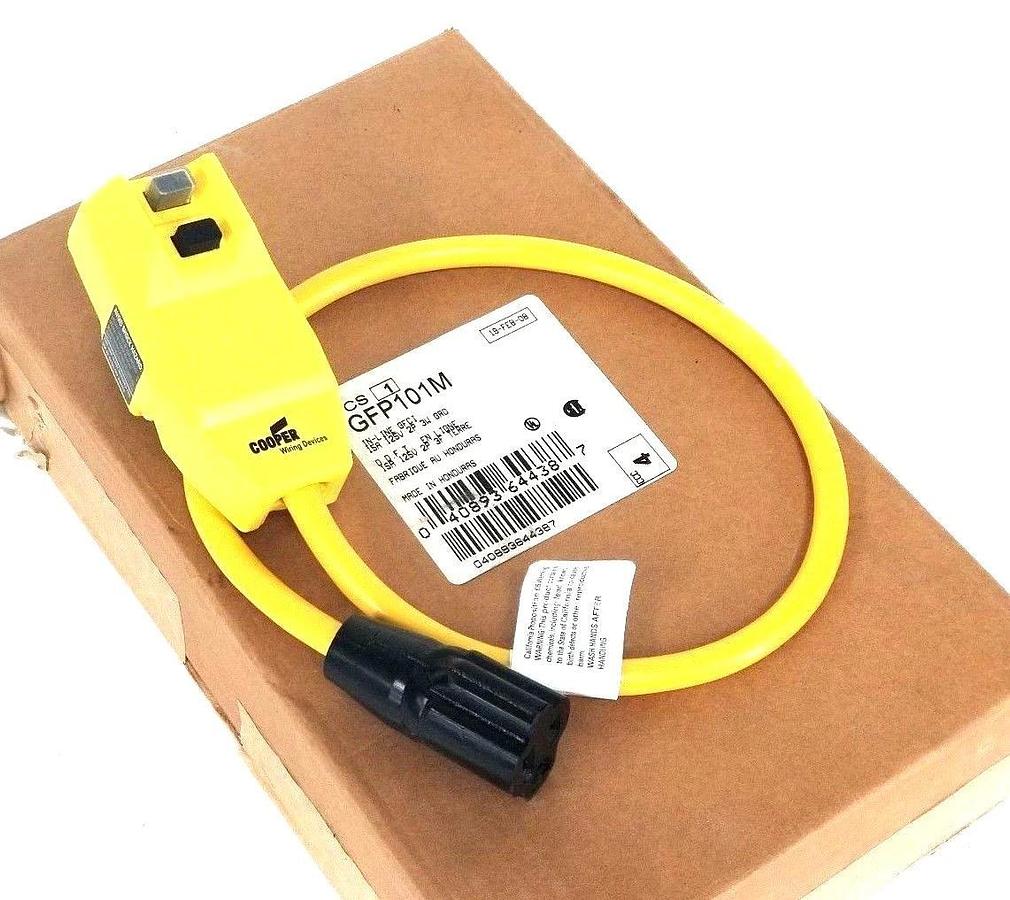 NIB COOPER GFP101M GROUND FAULT CIRCUIT INTERRUPTER B446081