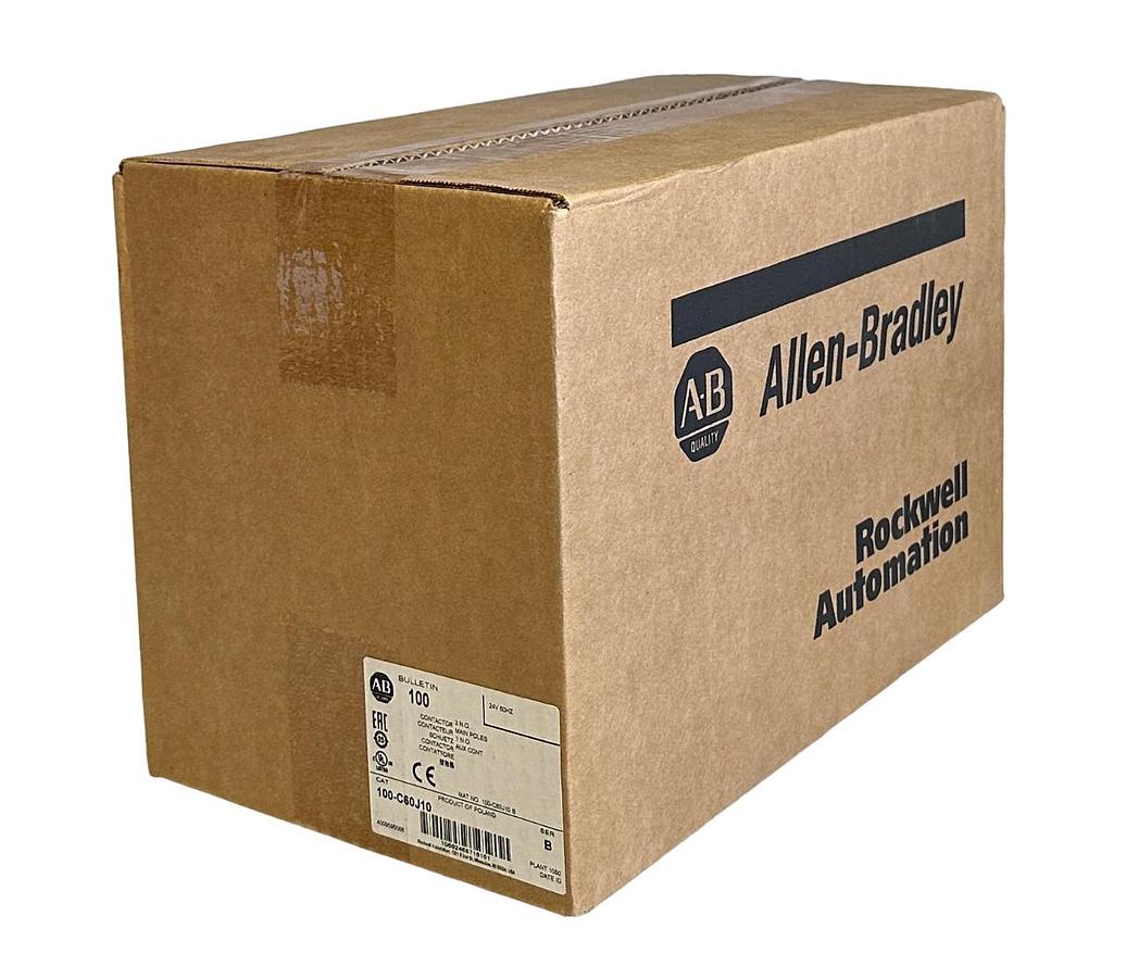 Used NEW SEALED ALLEN BRADLEY 100-C60J10 /B CONTACTOR 60A 24V 60Hz 3 N.O. 100C60J10